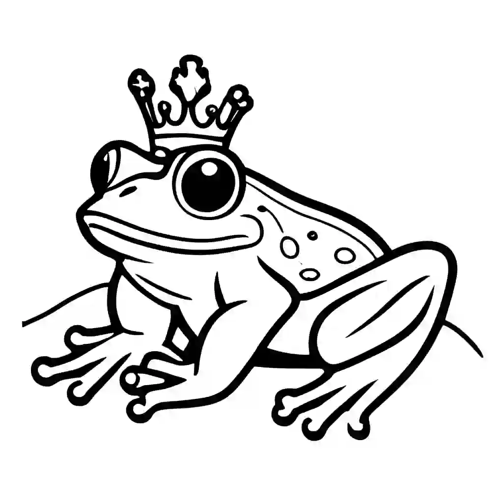 The Frog Prince coloring pages